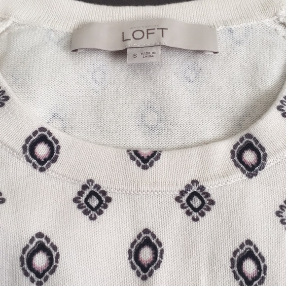 NEVER WORN Ann Taylor LOFT Pattern Sweater - Picture 2 of 6